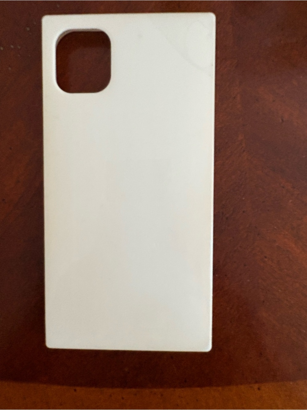 Flaunt White iPhone 11 Square Case